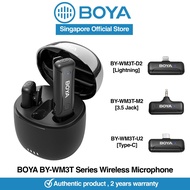 BOYA Wireless Microphone BY-WM3T Series Portable Lavalier microphone