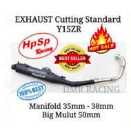 EXHAUST EKZOS HPSP RACING Y15 Y15ZR LC135 LC 135 V1 - V7 RS 150 RS150 CUTTING STANDARD PNP 32MM 35MM