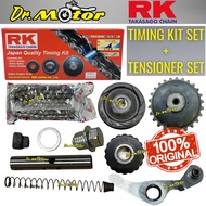 RK JAPAN TIMING KIT SET CHAIN ROLLER RANTAI TAIMING ROLLAR BLOCK TENSIONER TENSIONAL EX5 DREAM WAVE 