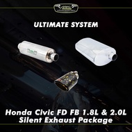 Honda Civic FD FB 1.8L & 2.0L Silent Exhaust Package