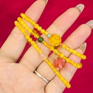 Amber Bracelet wrapped in 3 times (3.8mm) | Dion Store by 1998