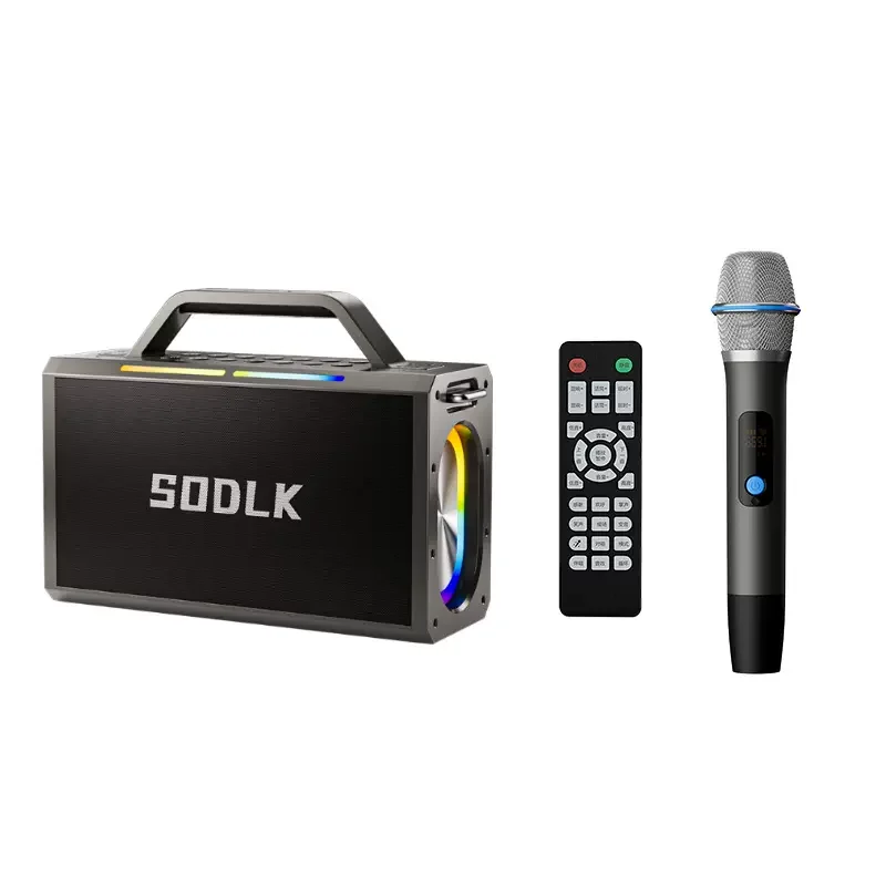 พร้อมส่งไม่ต้องรอ SODLK S1115 200W พลังสูงที่น่าตกใจลำโพงกลางแจ้งในบ้านแบบเต็ม ลำฟโพงบูลทูธ ลำโพงพกพ