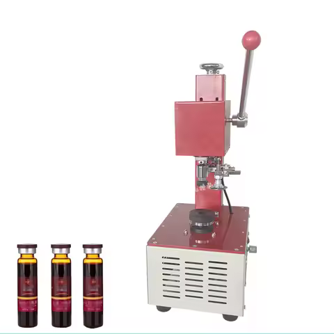 Commercial Oral Liquid Sealer Manual Essence Bottle Aluminum Cap Locking Cap Machine Xilin Bottle Lo