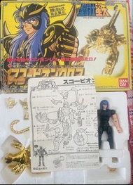 特價 8成新 絕版 日本製 Bandai 聖鬥士星矢 大系 神話 EX 黃金聖鬥士 天蠍座 黃金聖衣 米羅