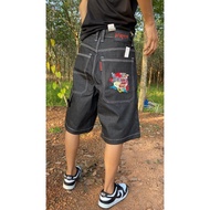 MTE กางเกงยีนส์ผู้ชาย ขาสั้น ทรงขาบานสเก็ต ป้าย Hirock รุ่น R489 สินค้าพร้อมส่ง