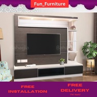𝐅𝐑𝐄𝐄 𝐈𝐍𝐒𝐓𝐀𝐋𝐋-Emileea TV Cabinet/ Hang Tv Cabinet/ 6.5Feet /  Hold up to 60"TV / Free Installation/ Free delivery