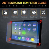Car Android Player GPS Navigation Tempered Glass Anti glare Screen Protector For Car Android Player 