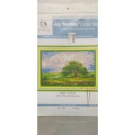 joy sunday 14ct Printed Cross-Stitch Kit Size 71*50