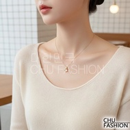 [CHU] Time Floating Shadow | Amber Sense Shimmer Gem Necklace | Pure Aesthetics | Taiwan Ready Stock