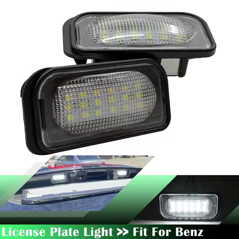 License Plate Lights Assembly For Benz W203 01-07 A209 03-10 R230 02-11 For Chrysler Crossfire 03-07