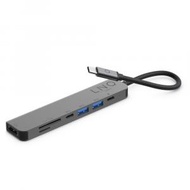 LINQ by NORDIC ELEMENTS - 7合1 USB-C多端口集線器 (PD, 2x Super Speed USB-A, USB-C, HDMI, MicroSD, SD Card)