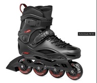 滾軸溜冰鞋 Roller Inline Skate Rollerblade RB 80 黑色 直排輪 EU 44.5 UK 10 US 11 (RB 80mm Fitness Inline Skate