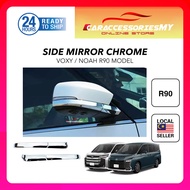 Toyota Noah / Voxy R90 2022 side mirror chrome trim garnish accessories abs cover Rearview Mirror