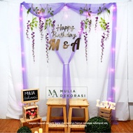 Wedding Proposal Backdrop Decoration Aqiqah Circumcision Background Engagement Backdrop Wedding Cere