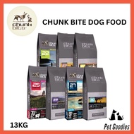 Chunk Bits Dog Food 13KG /Essential 25 /Vital 22 /Enrich 23 /Holistic 26
