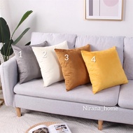 Suede sofa cushion cover 30x30 40x40 50x50 60x60