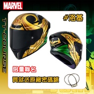 [KK] KYT TT-COURSE TTC LOKI MARVEL Co-Branded Full-Face Helmet [Free Lock]