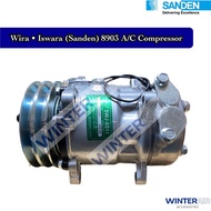 • Proton Wira / Iswara (Sanden-7H13) • (8903) Air Cond Compressor (Original) • Winter Air •