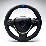  Suitable For 08-09-12 Old BMW X5X6X3X1 Series E53E70E87E83 Special Hand-sewn Steering Wheel Cover