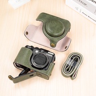 Business Style Artificial Leather Protective Case for Canon G10 G11 G12 G1X G9 Digital Camera Batter
