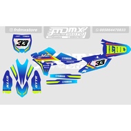 YZ 250X F CUSTOME MOTORCYCLE DECAL Sticker New Design sticker