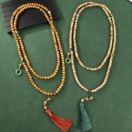 Chinese Style Buddhist Bead Tassel Necklace for Women