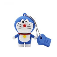 Doraemon 128GB high-speed stable USB drive cartoon silicone cute flash drive universal computer phon