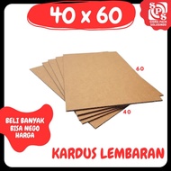 Sheet Sheet 40x60 / 40x50 / 40x40 / 40x30 / 40x20 / 40x10 Plain Cardboard Single Wall Brown Cardboar