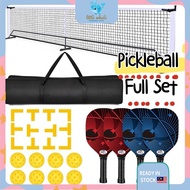 🐳Pickleball Net Portable Pickleball Set with Net 4 Pickleball Paddles 8 Pickleballs 1 Carry Bag Pick