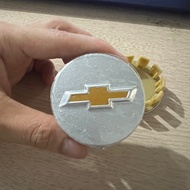 Logo chụp lazang bánh xe ô tô Chevrolet đường kính 53mm Màu Đen