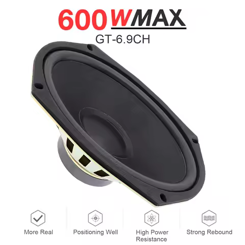 1 / 2 Piece 6x9 Inch 600W Universal Car Coaxial Speakers Vehicle Door Auto Audio Music Stereo Full R