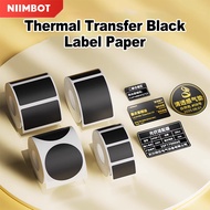 NIIMBOT Black Thermal Transfer Label Paper for Niimbot M2