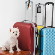 (UDOP) Sublimation Luggage Tags White Heat Transfer PU Leather Name Tag Blank Suitcase Tags Travel B