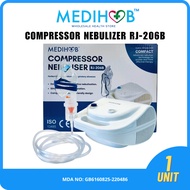 [MDA APPROVED] Medihub Compressor Nebulizer RJ-206B (1 Set) – Nebulizer Machine for Asthma & Breathi