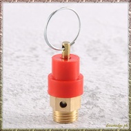 [S D K G] Pressure relief valve 1/4 Zoll PT air compression valve red + gold