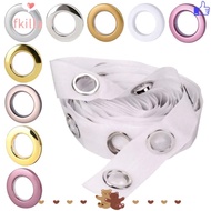FKILLA Curtain Grommet, Mute Hanging Curtain Eyelet Ring, Curtain Accessories Plastic Hanging Curtai