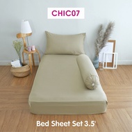 TULIP ชุดเครื่องนอน ผ้าปูที่นอน ผ้าห่มนวม รุ่นTULIP CHIC สีพื้น CHIC07 สัมผัสนุ่มสบายสไตล์มินิมอล