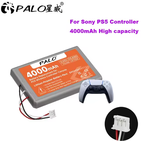 PALO PS5 Controller Battery ps5 Rechargeable batteries for Sony Playstation 5 LIP1708 DualSense Game