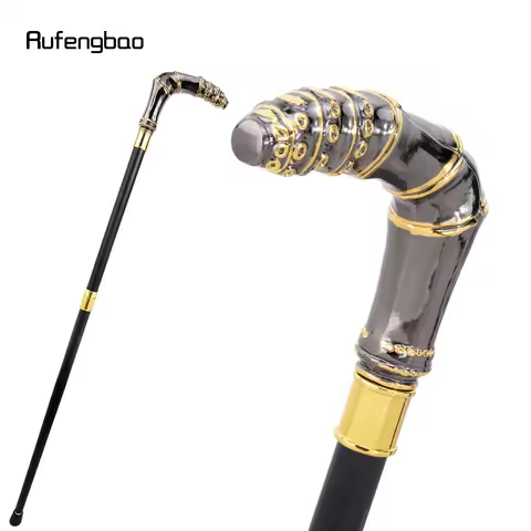 Golden Black Bamboo Shoot ‌Bamboo Joint Luxury Fashion Cosplay Stick Party Decorative Cane Elegant C