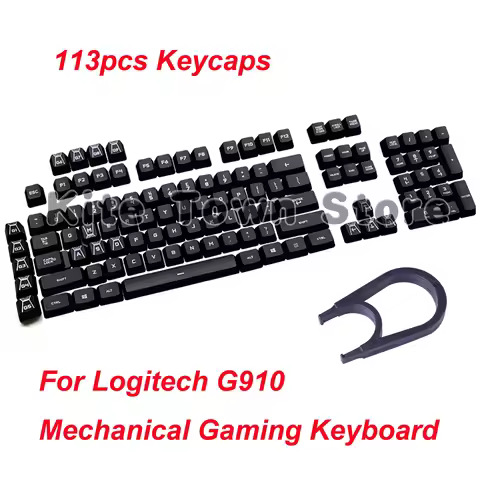 A Full Set Replacement 113pcs keycaps / WASD / Ctrl Keys for Logitech G910 RGB Mechanical Gaming Key