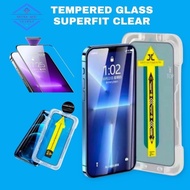 Tempered Glass Superfit Clear Oppo A3 A3x 2024 A3s A5s A5 Pro A7 A7n A7x A8 A9 A9x A11 A11x A11k A12