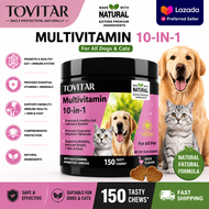 🔥 Tovitar® Multivitamin Soft Chews 150chews- for Dog & Cat Joint Health Skin & Coat Immune Support w