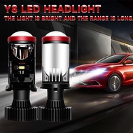 Motorcycle Head Lamps Y8(RHD) H4 LED Projector Bulb Car Headlights 6500K Canbus Excellent Lighting L