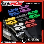 Aluminum Rear Footrest CNC GTR V2 Honda Giorno+/2023-25