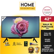 Sharp 42 Inch Full HD Led TV DVB-T/T2 Led TV 2TC42BD1X DTTV IDTV MYTV Myfreeview Supported