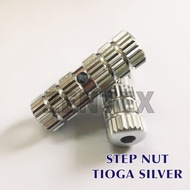 STEP NUT TIOGA SET SILVER