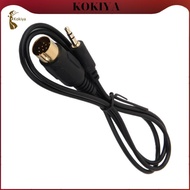 [AlmenclaabMY] 95cm Cable for Kenwood Car Stereo CD Changer 13 pin Port to 3.5mm Aux Audio