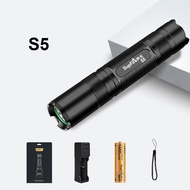 SUPERFIRE S5 Ultra Strong Light Small Flashlight Charging Ultra Bright Long-range Mini Portable Outd