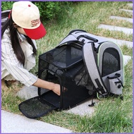 QL3 Expandable Pet Carrier Backpack for Cats Small Dogs Portable Travel Bag 5-7kg