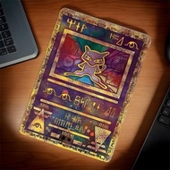 DIY PTCG Mew Ancient Times Collection Card Double-Sided Color Metal Card Mew Classic Limited Anime C